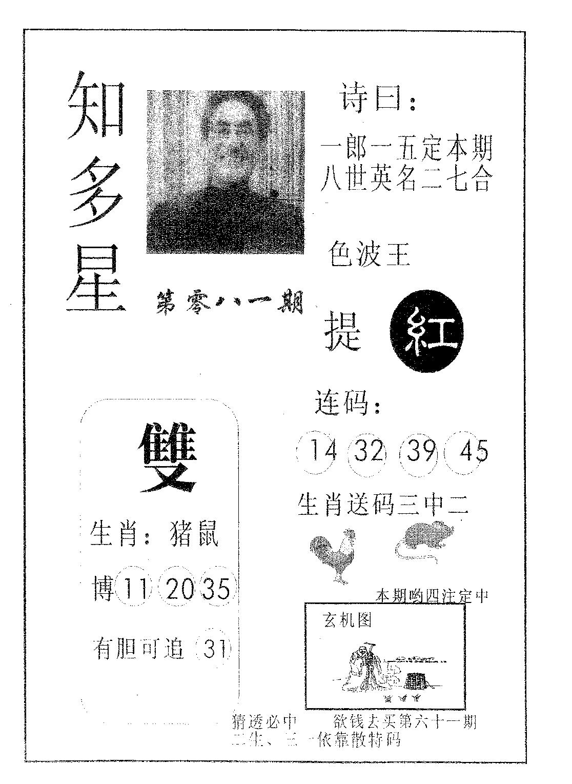 知多星 第81期