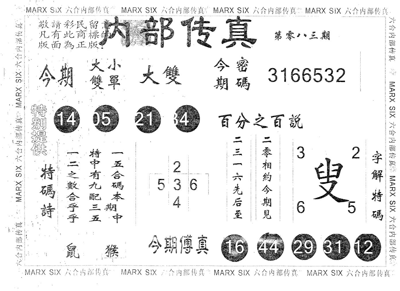 内部传真 第83期