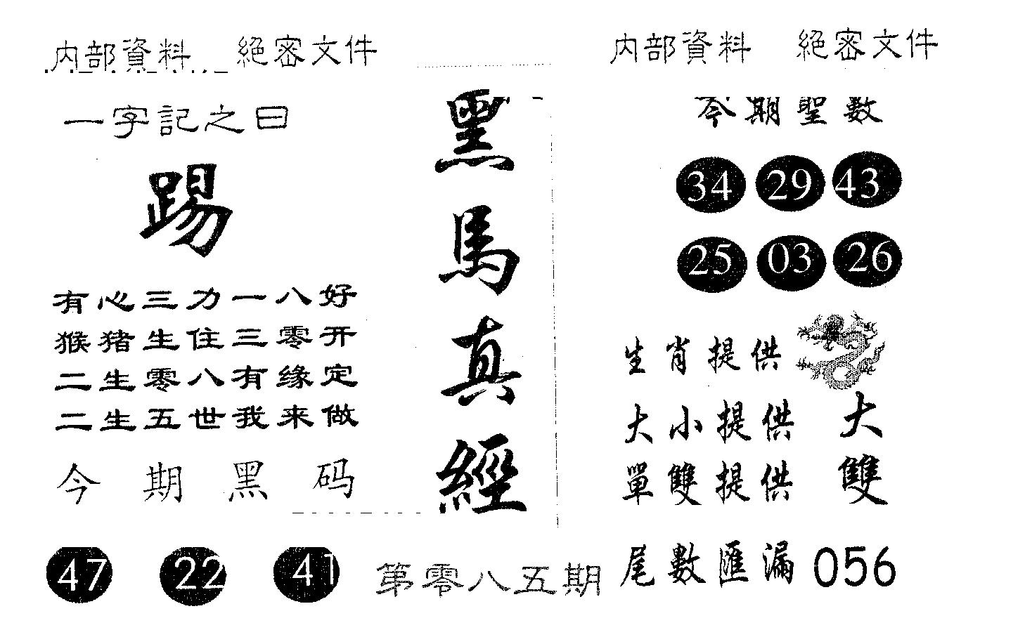 黑马真经 第85期