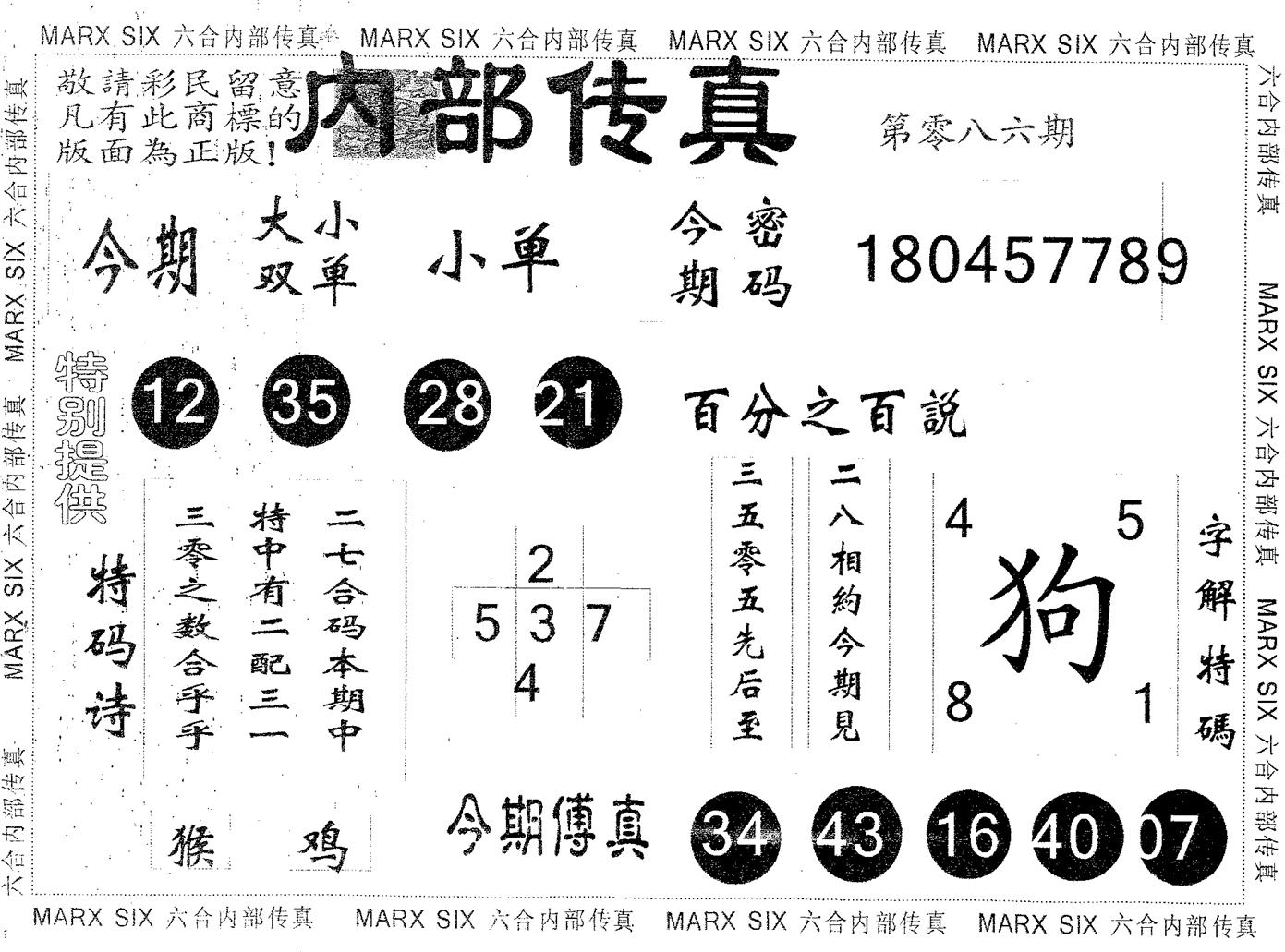 内部传真 第86期