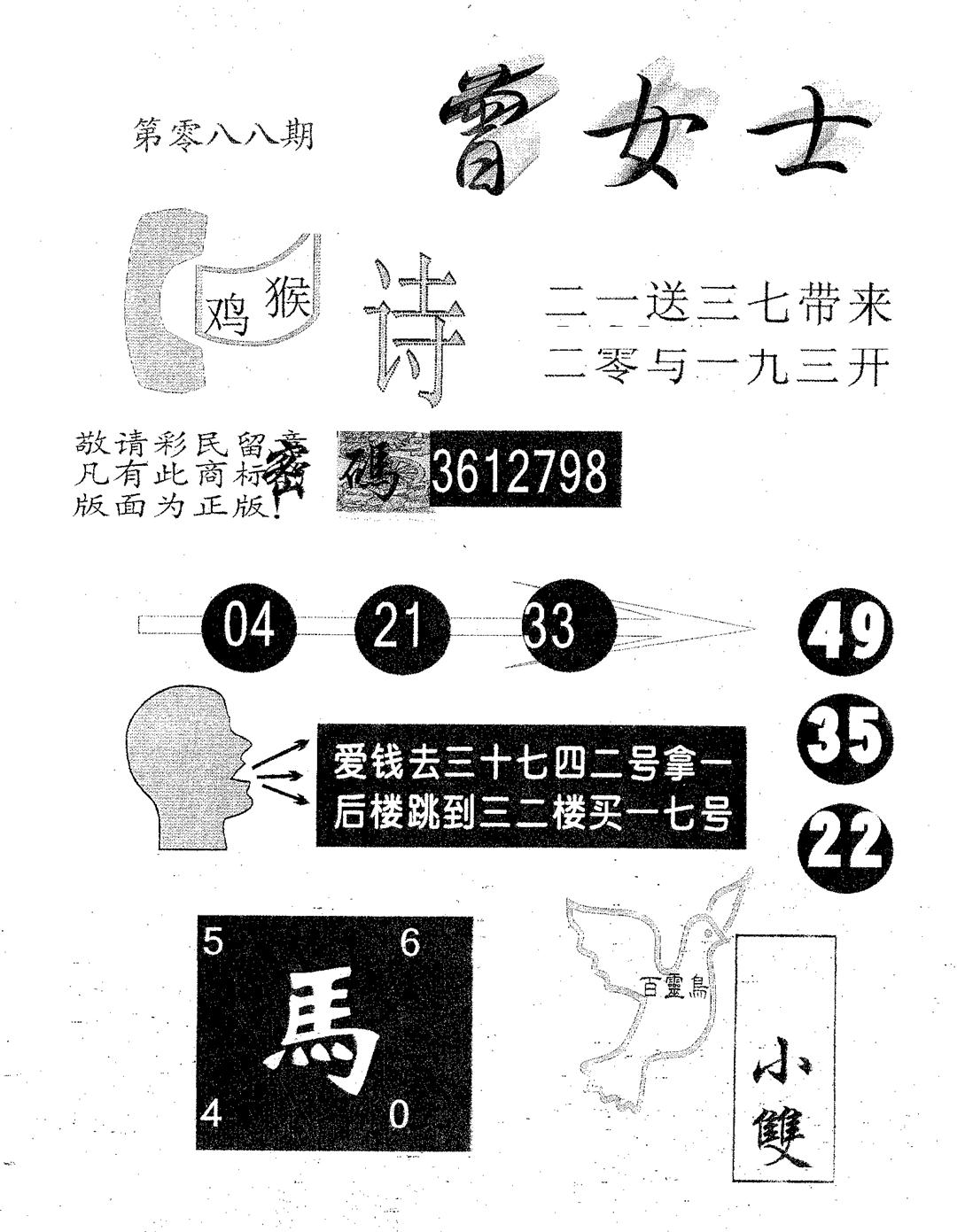 曾女士 第88期
