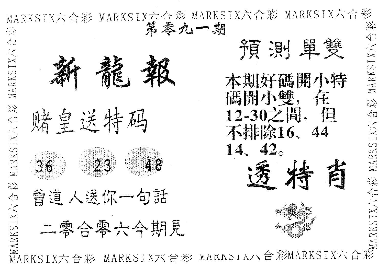 新龙报 第91期