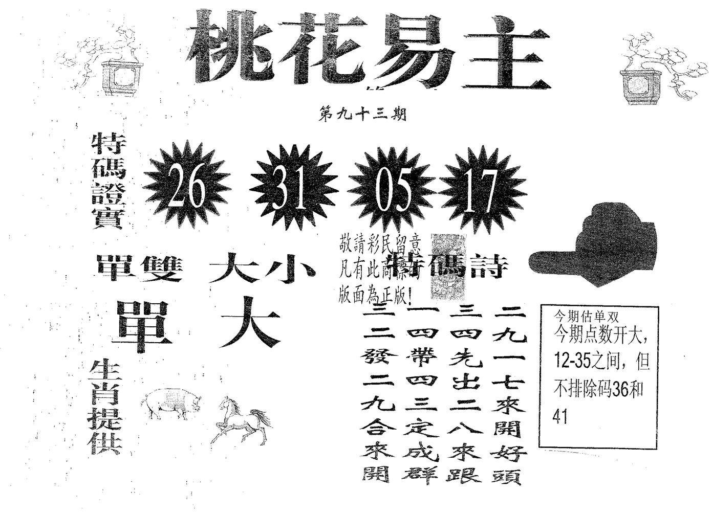 桃花易主 第93期
