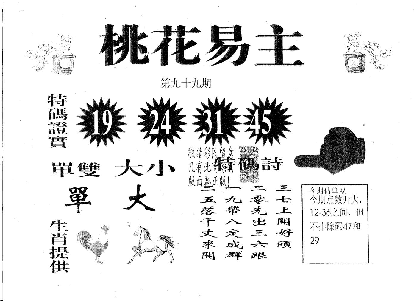 桃花易主 第99期